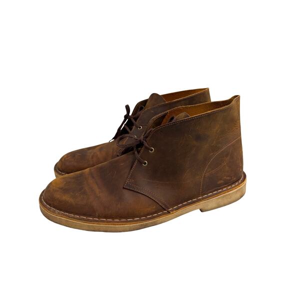 Clarks Desert Boot, specifically in the Beeswax Leather Size 12 # Box M997 main image 6